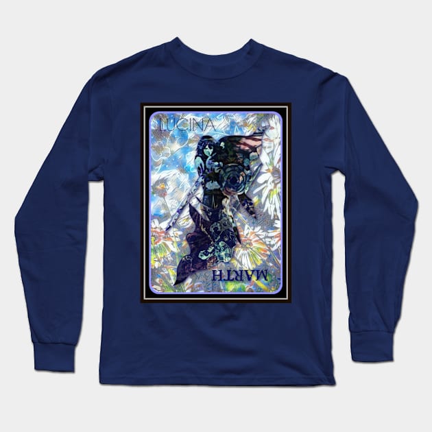 Lucina challenges her fate (ft. "Marth") Long Sleeve T-Shirt by maevestrom